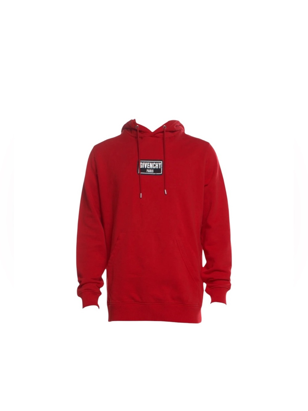Givenchy Red Hooded Sweatshirt - Logo Pullover